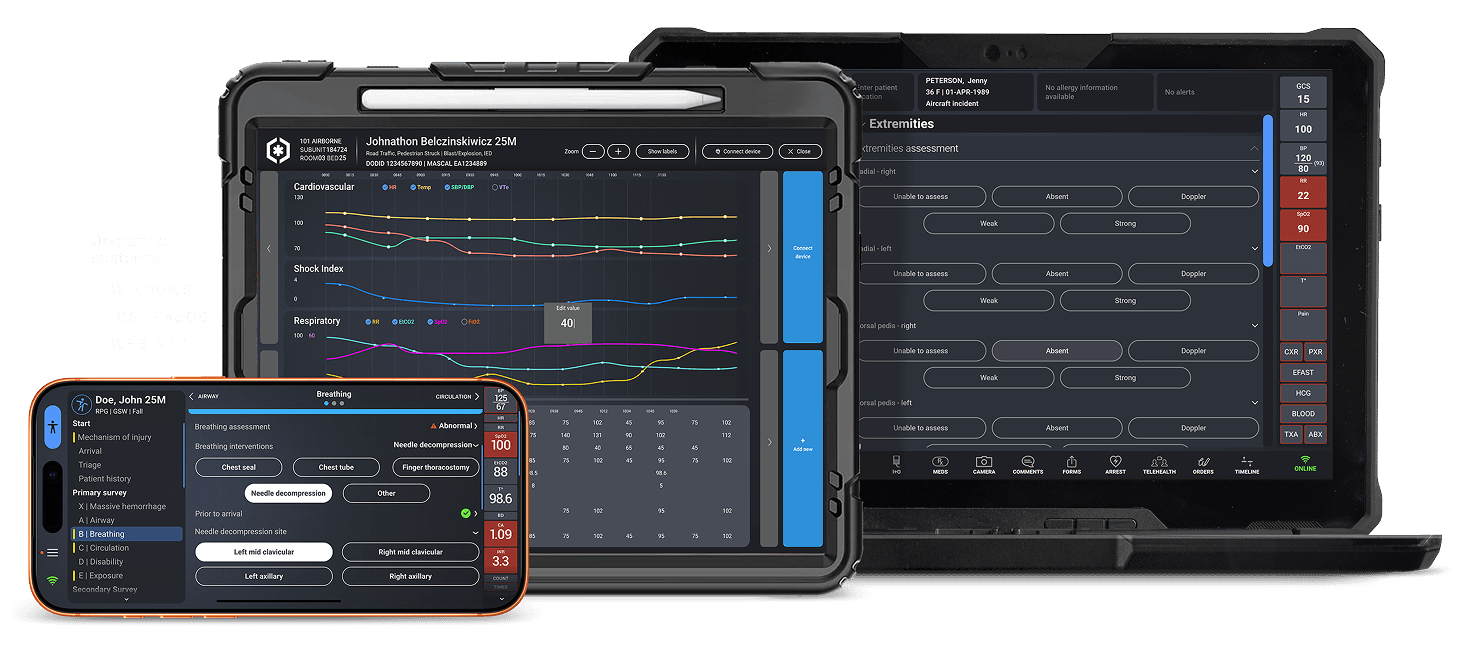 Three modern computer devices