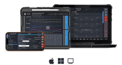Three modern computer devices