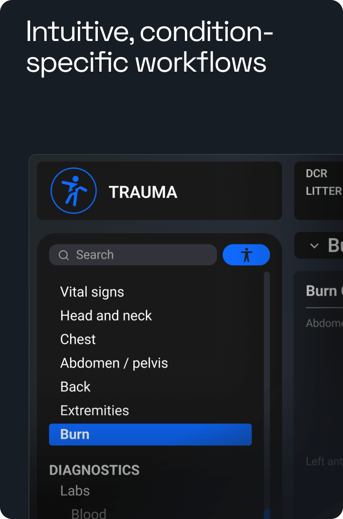Intuitive condition-specific workflows